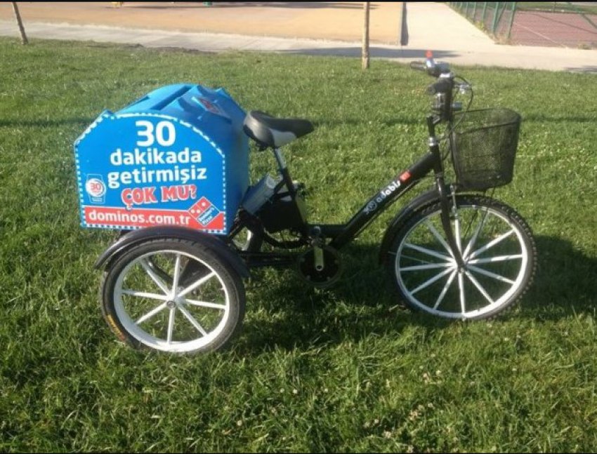 PAKET SERVIS TESLIMAT bisikleti