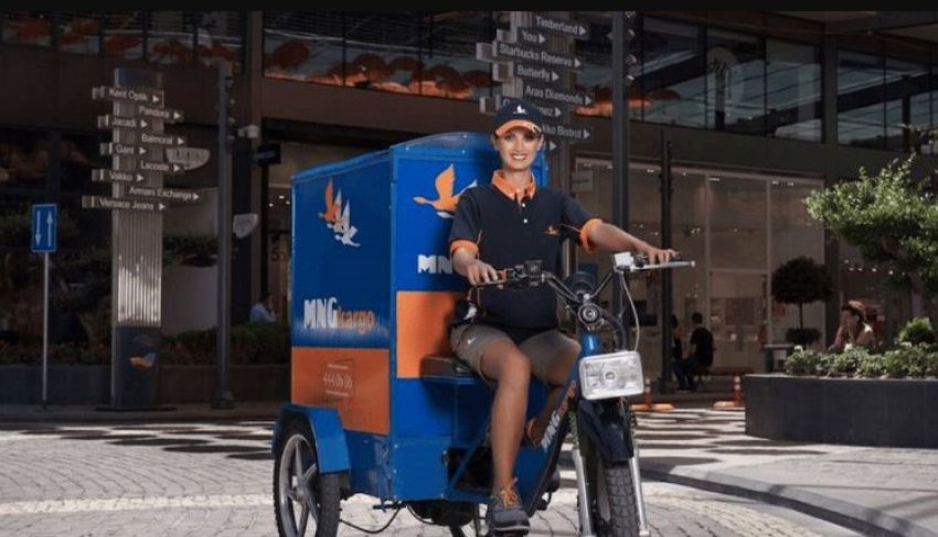 Kargo dağıtım bisikleti